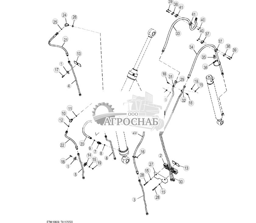 Гидравлическая система стандартной рукояти, верхняя секция - ST813922 570.jpg